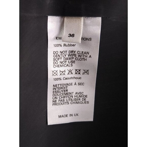 Kwaidan Editions Slit Maxi Skirt Size FR 36 US 4 S Black Rubber $1500 - Picture 14 of 16